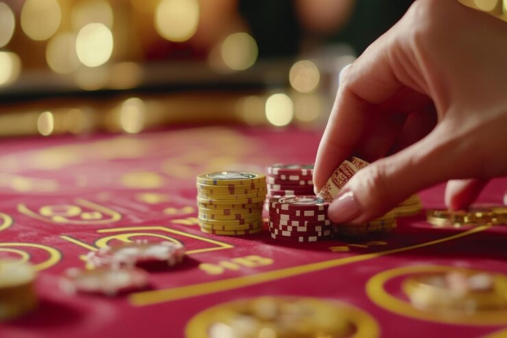 Live draw game interface showing real-time result announcement and betting grid